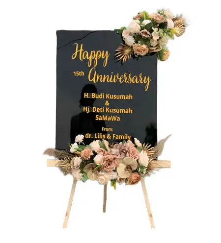 Papan Bunga Akrilik Bende